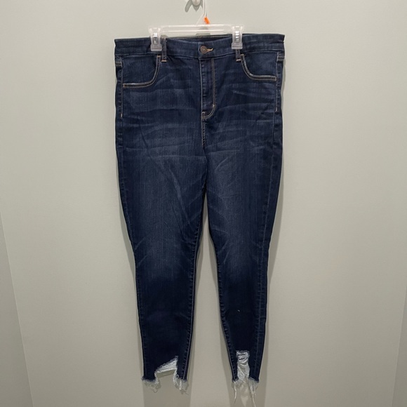 womens american eagle jeans size 16 long - Picture 4 of 10